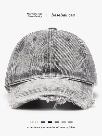 Individual Breathable Peaked Female Outdoor Curved Brim Baseball Cap