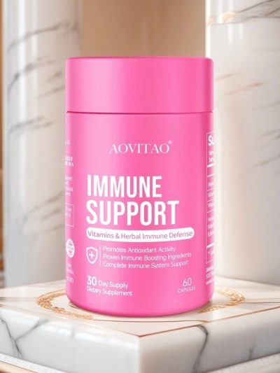 Natural Herbal Immune Defense Immunity Vitamins Supplement Booster And Mushroom Supplement With Lion's Mane, Reishi, Chaga, Cordyceps, Turkey Tail & More