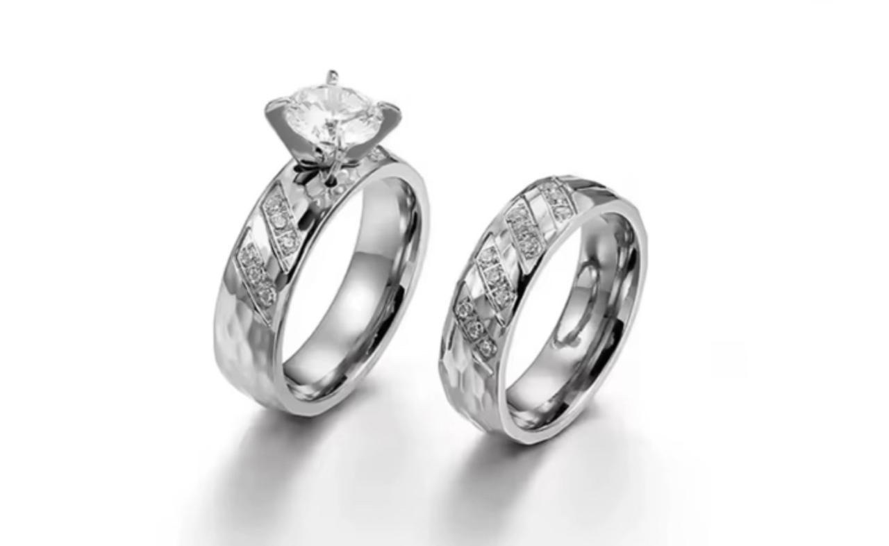 Platinum Solitaire Duo Stack