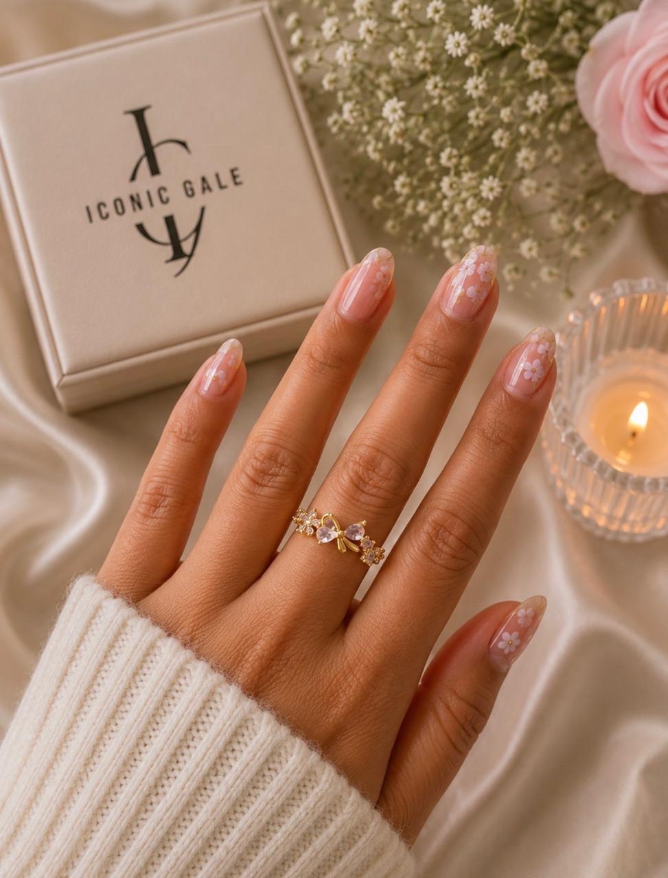 Bowtie Sparkle Statement Ring